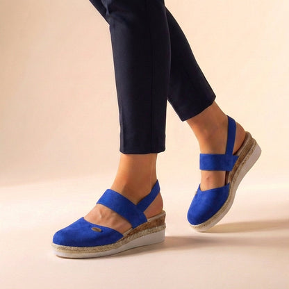 Marisol | Sandalias de Cuña Espadrille Slingback Mujer Elástico