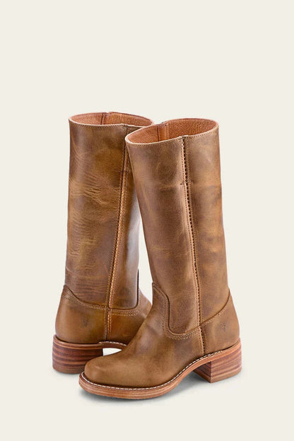 Mencía | Botas Cowboy de Piel Mujer Caña Alta Tacón