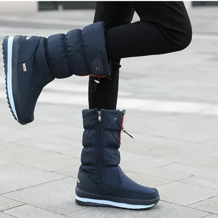 Nahia | Botas de Invierno Impermeables Mujer Acolchadas Caña Alta
