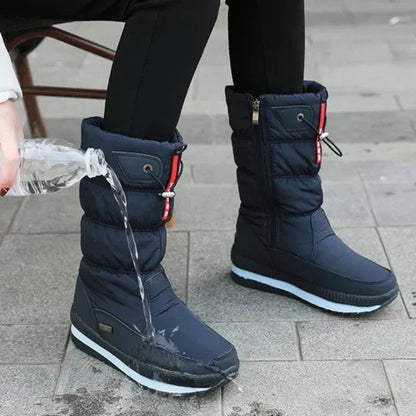 Nahia | Botas de Invierno Impermeables Mujer Acolchadas Caña Alta