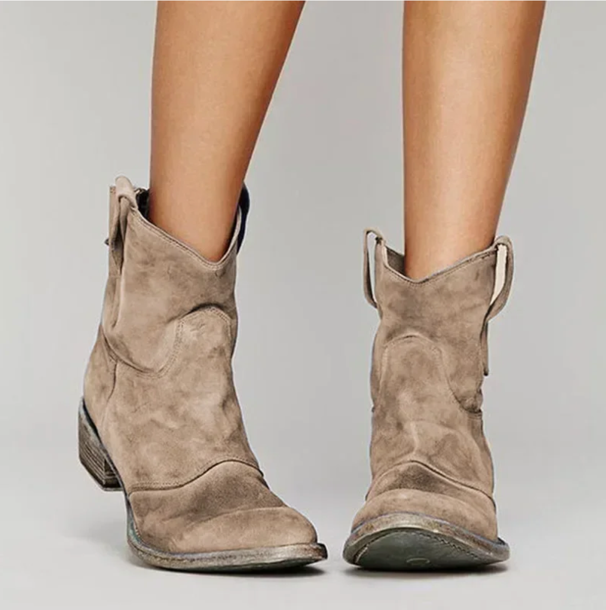 Nerea | Botas Camperas de Ante Mujer Caña Corta