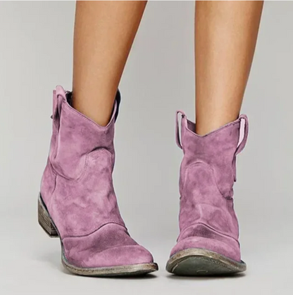 Nerea | Botas Camperas de Ante Mujer Caña Corta