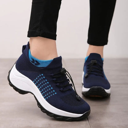 Noelia | Zapatillas Running Casual Mujer Suela Plataforma