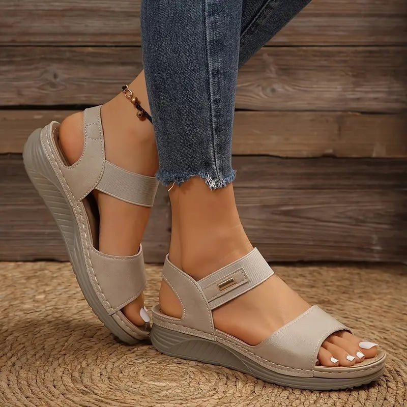 Beatriz | Sandalias Planas de Confort Mujer Tiras Ajustables
