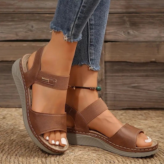 Beatriz | Sandalias Planas de Confort Mujer Tiras Ajustables