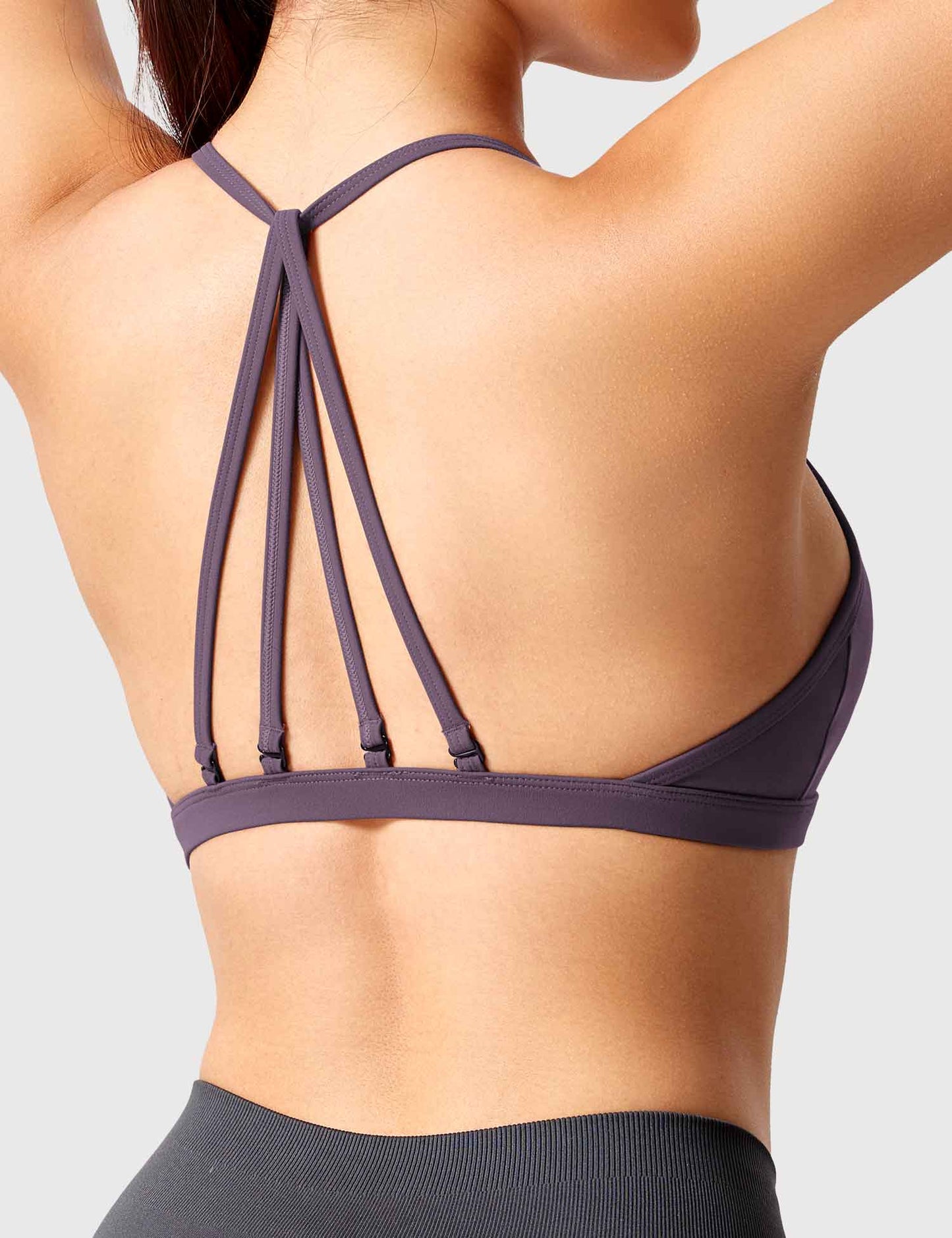 Top Deportivo Tirantes Finos Espalda Cruzada Naranja