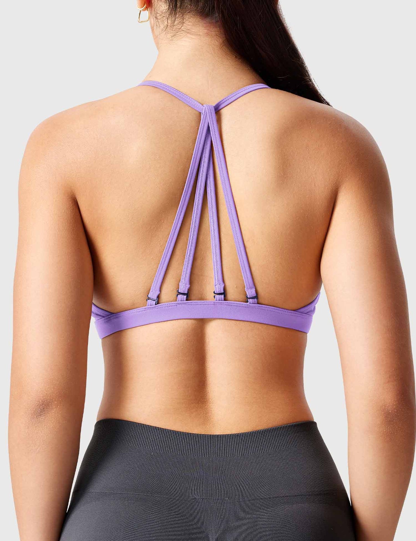 Top Deportivo Tirantes Finos Espalda Cruzada Naranja